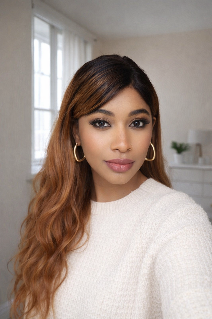 5x5 Glueless Wig Ombre Highlight