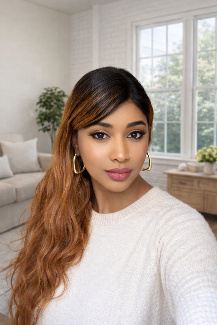 5x5 Glueless Wig Ombre Highlight