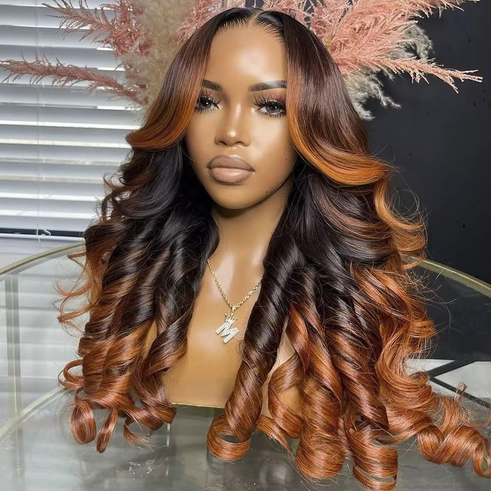 5x5 Glueless Wig Ombre Highlight
