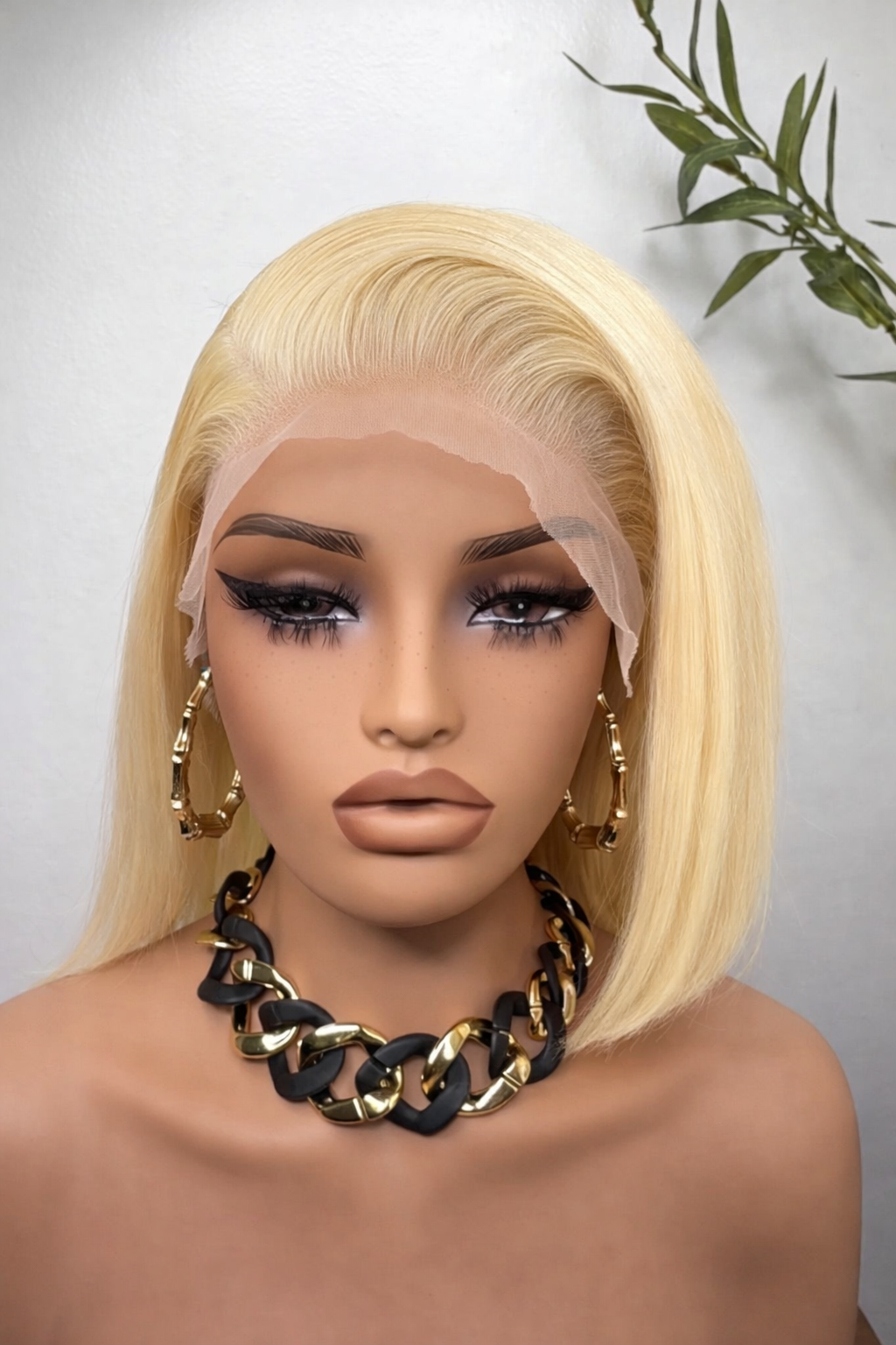 Blonde 613 Bob Human Hair  Pre-Plucked Ready to Wear