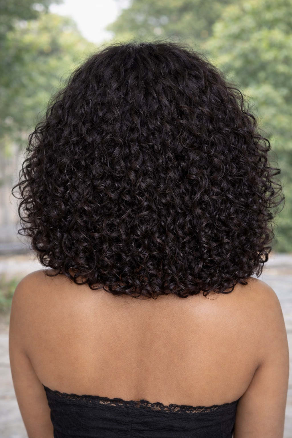 Full Curly Bob Glueless Wigs Human Hair