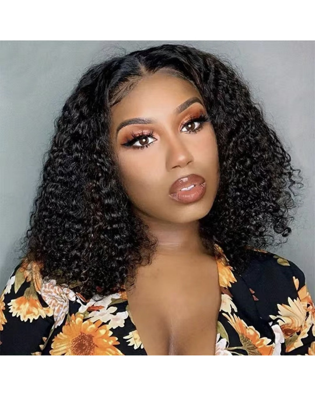 Wavy Curly Short Bob Glueless Wigs Ready To Wear Wigs Human Hair wet And Wavy